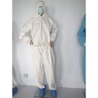 Le PPE blanc jaune unisexe d'hôpital d'isolement habillent jetable fournisseur