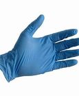 Les gants jetables bleus libres de nitriles de poudre résistante chimique entassent en vrac boîte de 1000 fournisseur