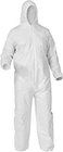 Poignets élastiques non tissés d'une seule pièce de costume jetable protecteur de PPE fournisseur