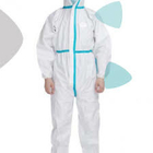 Charge statique de tenue de protection de PPE de polypropylène de SMS anti d'anti résistant à l'eau jetable d'exposition fournisseur