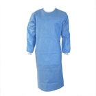 Lavable non tissé chirurgical stérile bleu de robe de salle d'opération fournisseur