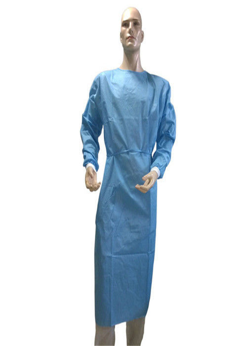 Robe chirurgicale stérile de coton de laboratoire de FDA autoclavable en vente fournisseur