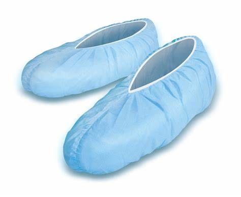 Non couvertures médicales en plastique jetables de chaussure de PPE de glissement fournisseur