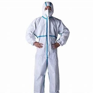 Habillement jetable de tenue de protection de combinaisons médical avec Hood Manufacturers fournisseur
