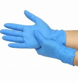 7 Mil Disposable Chemical Gloves Nitrile saupoudrent libre pour l'examen fournisseur