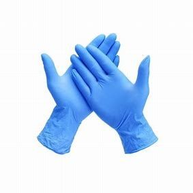 Les gants jetables biodégradables bleus de nitriles de Xxl saupoudrent librement fournisseur