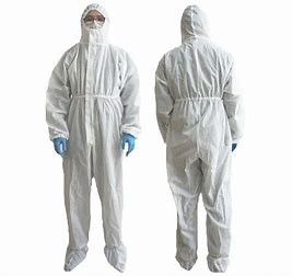 Combinaisons protectrices médicales jetables d'isolement de Hazmat de laboratoire avec Hood Protective Suit fournisseur