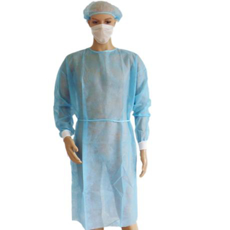 Robes jetables non tissées d'Isolation Non Sterile d'infirmière de Microfiber fournisseur