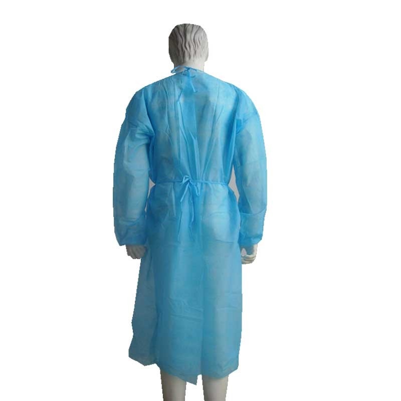Le PPE jetable de laboratoire d'hôpital habillent la longue douille pour des adultes fournisseur