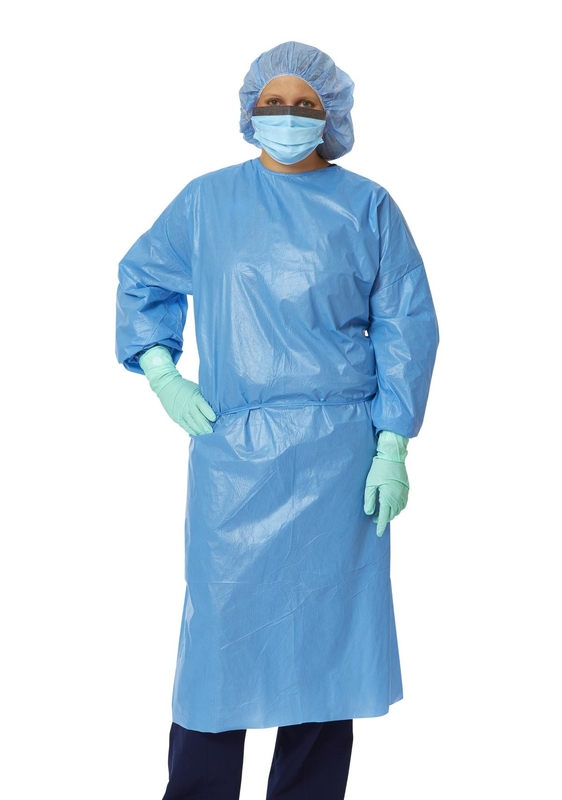 Robes adultes biodégradables d'hôpital de 40 GM/M, les meilleures robes jetables d'isolement fournisseur
