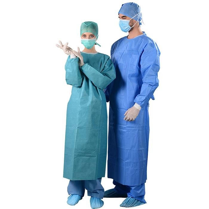 Robe jetable chirurgicale d'Ot de tissu médical stérile pour des médecins fournisseur