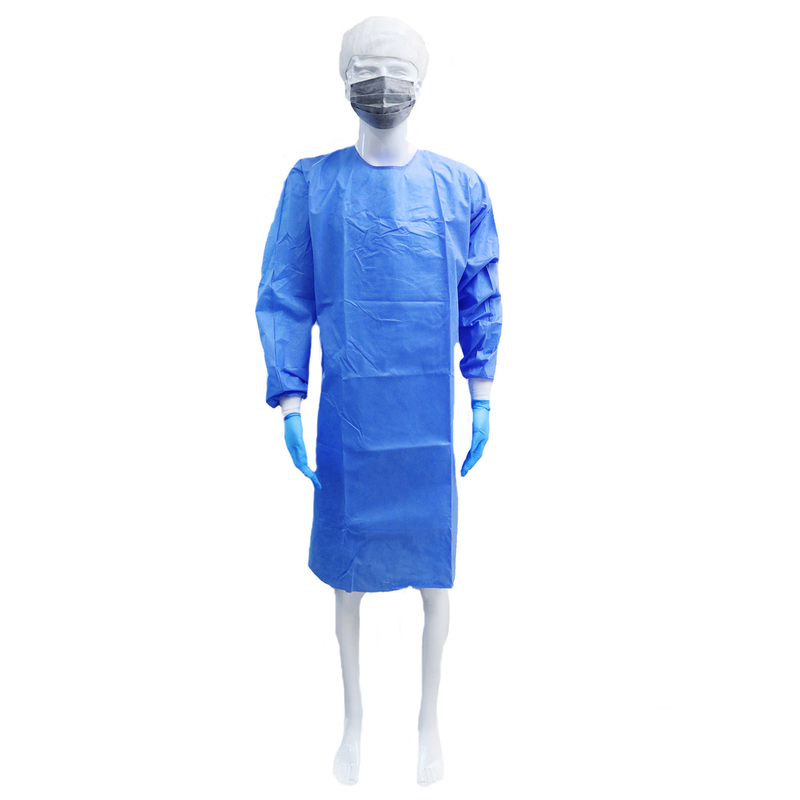 Isposable a renforcé la robe chirurgicale de tablier de latex patient d'opération fournisseur